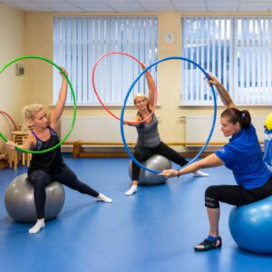 Лечебная гимнастика в зале – группа  шейно-плечевых проблем 20 мин